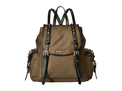 michael kors forest green backpack|michael kors olive green bag.